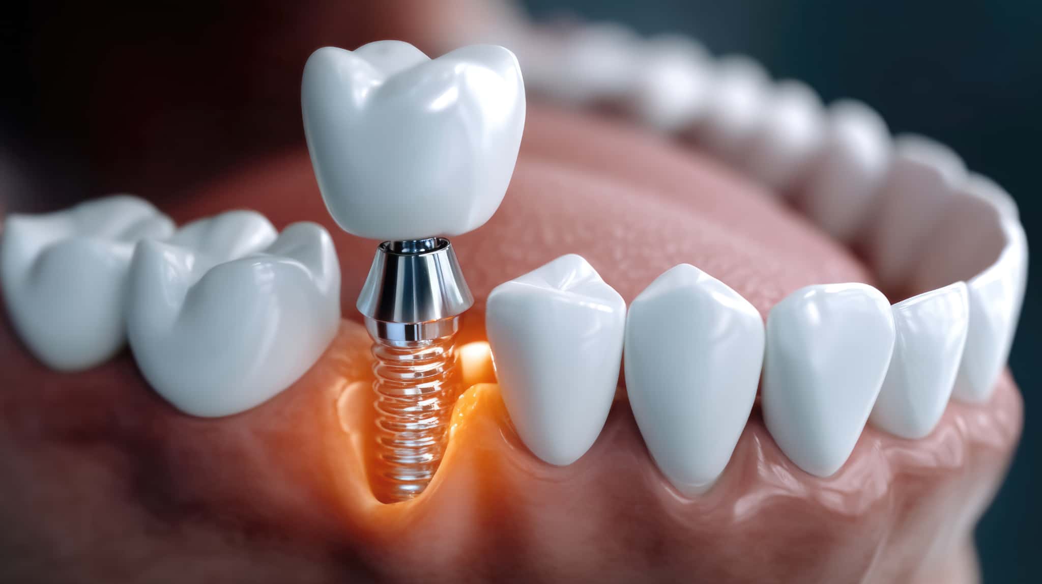 インプラント周囲炎になったイメージ